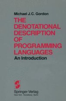 The Denotational Description of Programming Languages: An Introduction