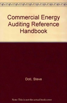 Commercial energy auditing reference handbook