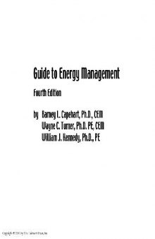 Guide to energy management