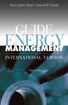 Guide To Energy Management: International Version (5th Edition)