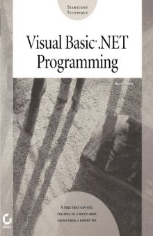 Visual Basic .NET programming