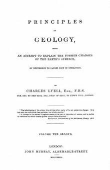 Principles of Geology Volume Two  