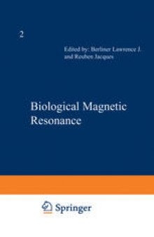 Biological Magnetic Resonance: Volume 2