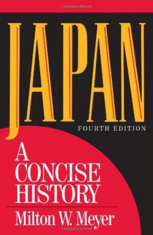 Japan: A Concise History, 4th edition