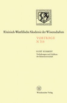 Verlockungen und Gefahren der Schattenwirtschaft: 294. Sitzung am 3. Februar 1982 in Düsseldorf