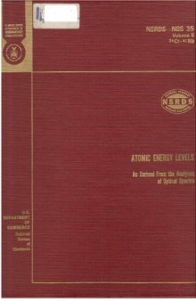 Atomic Energy Levels: As Derived From the Analyses of Optical Spectra (Cr-Nb)
