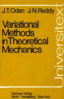 Variational methods in theoretical mechanics