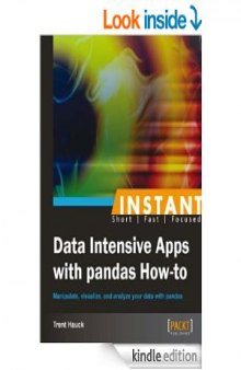 Instant Data Intensive Apps with pandas Howto