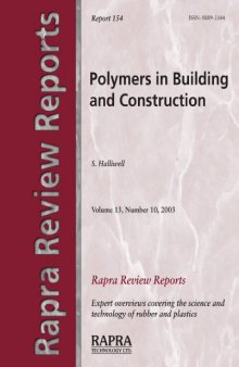 Polymers in Building and Construction