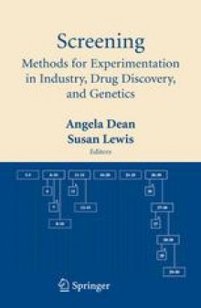Screening: Methods for Experimentation in Industry, Drug Discovery, and Genetics
