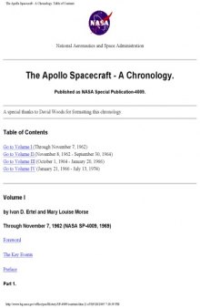 The Apollo spacecraft : a chronology