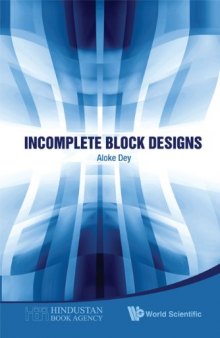 Incomplete Block Designs  
