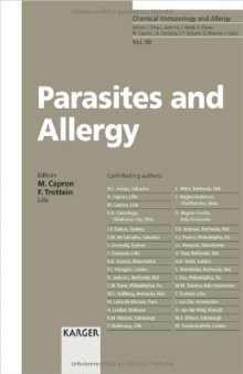 Parasites And Allergy (Chemical Immunology and Allergy)  