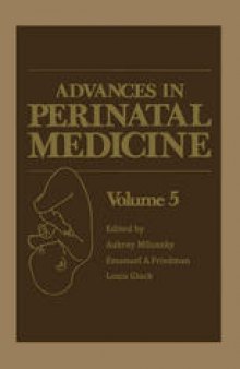 Advances in Perinatal Medicine: Volume 5