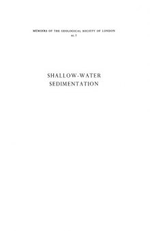 Shallow-water sedimentation,: As illustrated in the Upper Devonian Baggy Beds (Geological Society of London. Memoir)