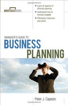 Manager's Guide to Business Planning (Briefcase Books)