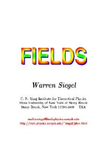 Fields. Quantum Field Theory [QED]