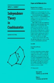 Independence theory in combinatorics: an introductory account with applications to graphs and transversals