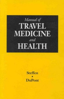 Manual of travel medicine and health  
