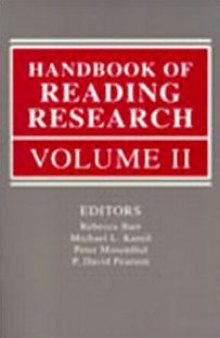 Handbook of Reading Research, Volume II  