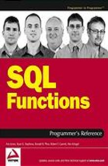 SQL functions : programmer's reference