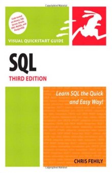 SQL: Visual QuickStart Guide