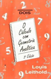 O Cálculo com Geometria Analítica, volume 2, 3ª Edição 