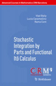 Stochastic Integration by Parts and Functional Itô Calculus