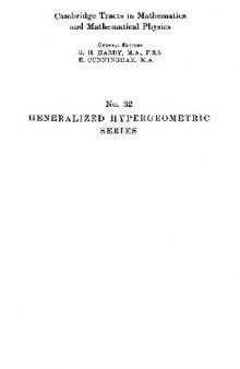 Generalized hypergeometric series