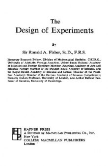The Design of Experiments 
