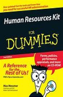 Human resources kit for dummies