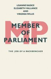 Member of Parliament: The Job of a Backbencher