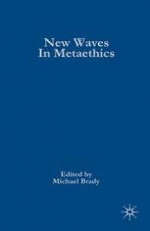 New Waves in Metaethics