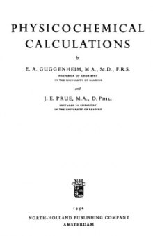 Physicochemical calculations