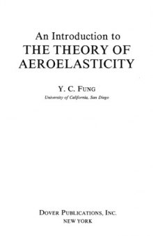 An Introduction to the Theory of Aeroelasticity