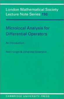 Microlocal analysis for differential operators: An introduction