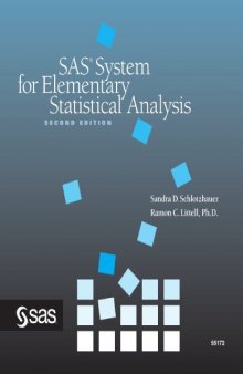 SAS system for elementary statistical analysis