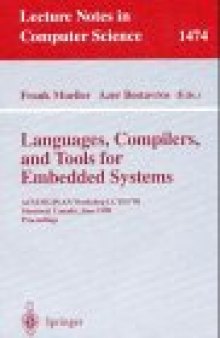 Languages, Compilers, and Tools for Embedded Systems: ACM SIGPLAN Workshop LCTES’98 Montreal, Canada, June 19–20, 1998 Proceedings