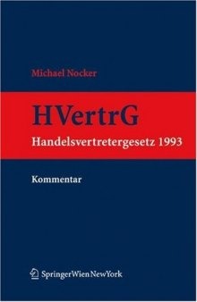 Kommentar zum Handelsvertretergesetz 1993 (HVertrG 1993)
