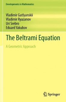 The Beltrami Equation: A Geometric Approach