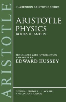 Physics: Books III and IV