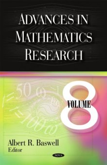 Advances in mathematics research, Vol.08