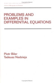 Problems and examples in differential equations
