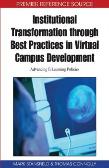 Institutional transformation through best practices in virtual campus development: advancing E-learning policies