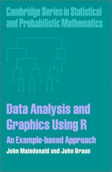 Data Analysis and Graphics Using R -An Example Based Approach