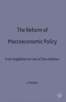Reform of Macroeconomic Policy  