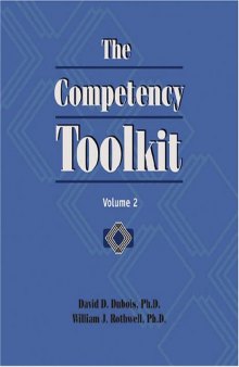 The Competency Toolkit  Volume 1 of a 2 Volume Set 