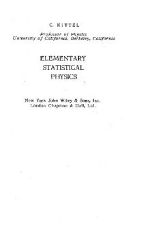 Элементарная статистическая физика