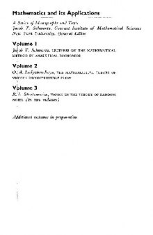 Topics in the Theory of Random Noise, Volume I: General Theory of Rand 