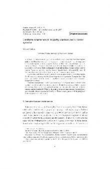 2-uniform congruences in majority algebras and a closure operator